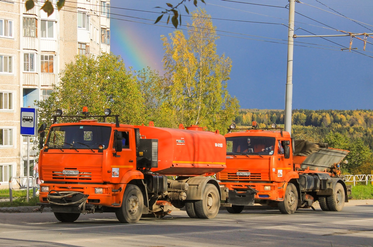 Пермский край, № Е 750 ТС 159 — КамАЗ-53605-62; Пермский край, № Е 874 АТ 159 — КамАЗ-53605-62