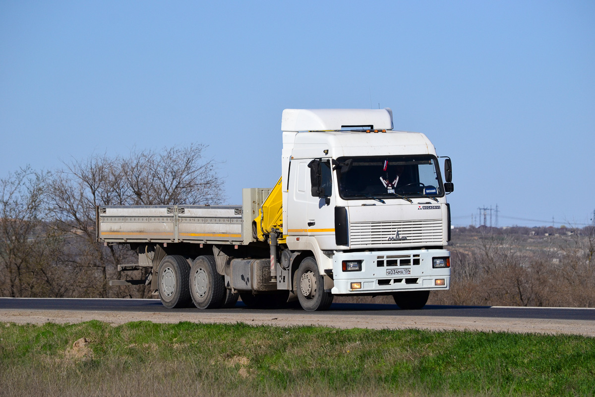 Волгоградская область, № А 034 МА 134 — МАЗ-6312B9