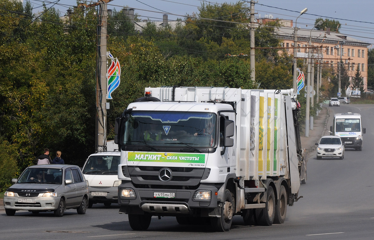 Омская область, № У 415 МН 55 — Mercedes-Benz Actros '09 3336 [Z9M]