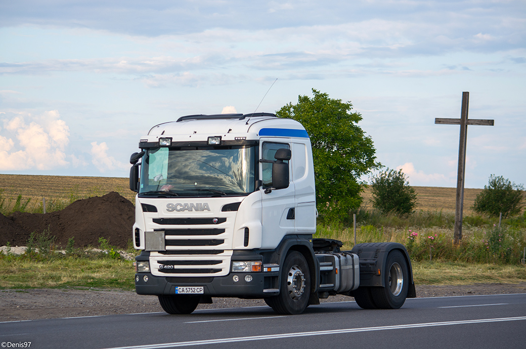 Черкасская область, № СА 5752 СР — Scania ('2009) G420