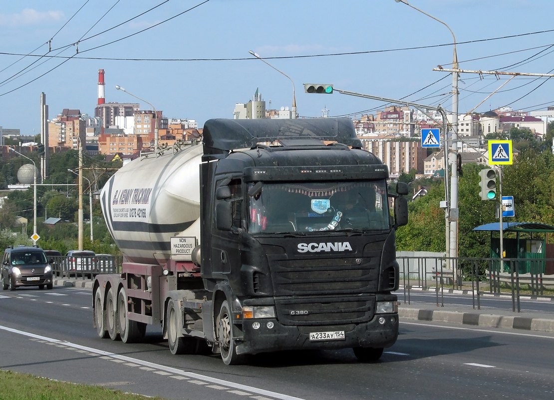 Рязанская область, № А 233 АУ 154 — Scania ('2009) G380