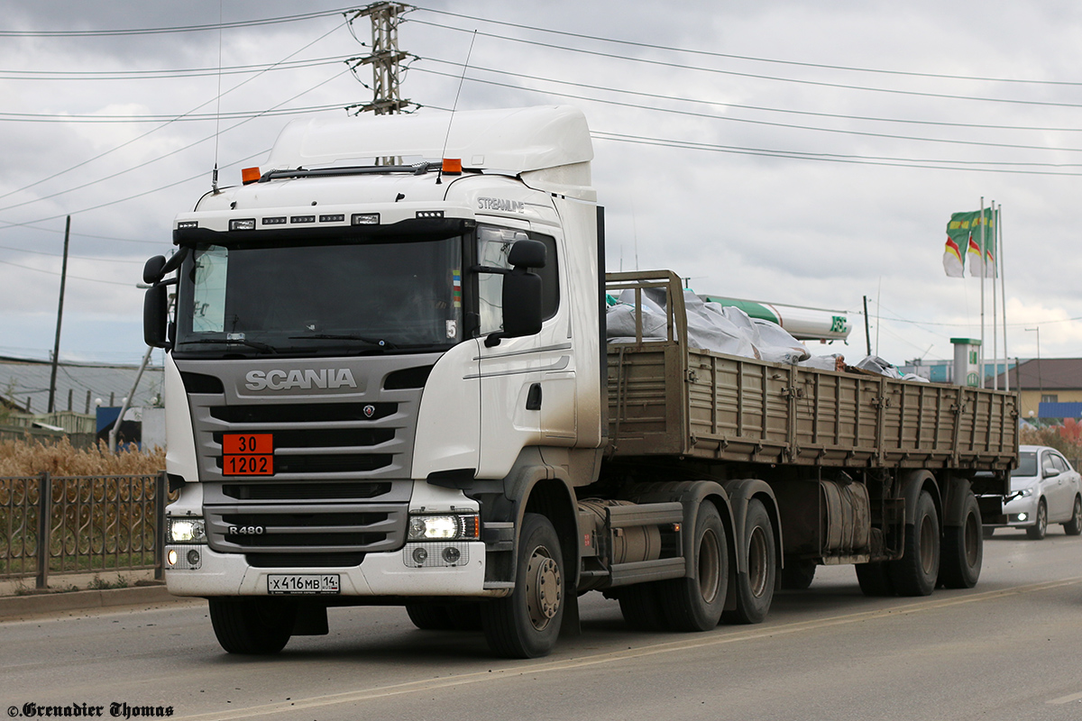 Саха (Якутия), № Х 416 МВ 14 — Scania ('2013) R480