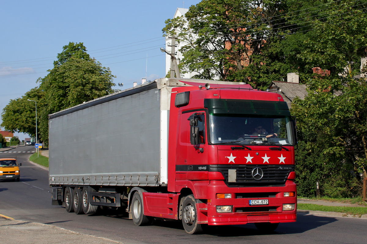 Литва, № CCH 672 — Mercedes-Benz Actros ('1997) 1846