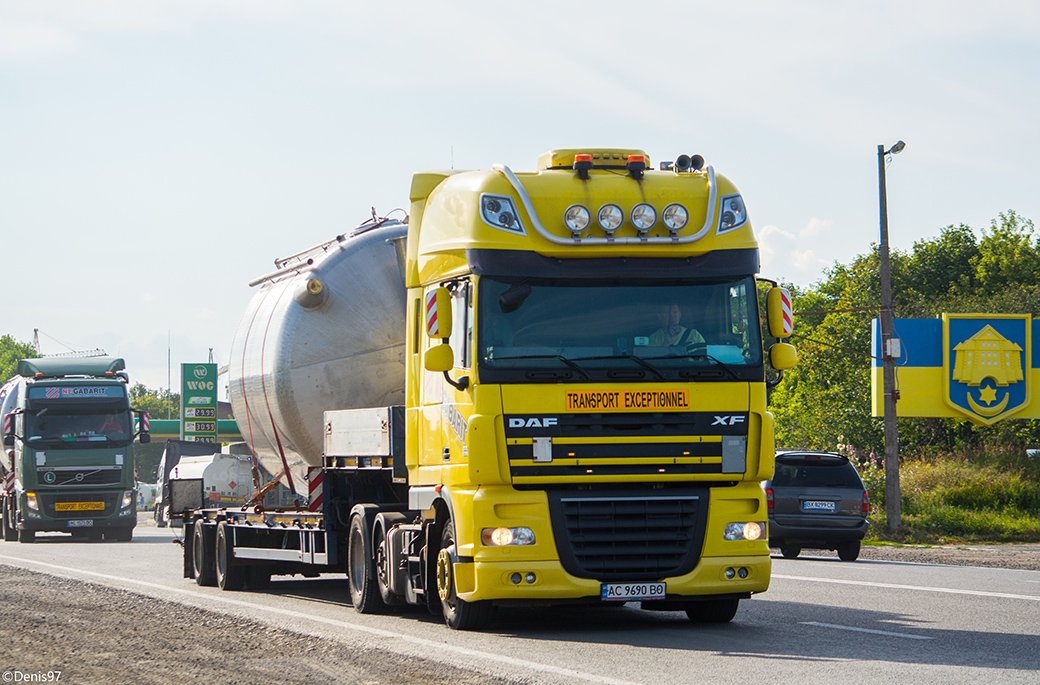 Волынская область, № АС 9690 ВО — DAF XF105 FTP