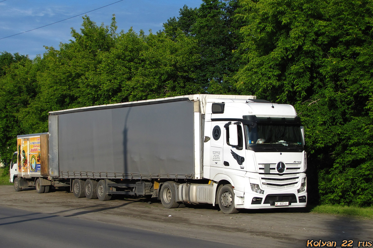 Киргизия, № 08 833 ADV — Mercedes-Benz Actros ('2011) 1845