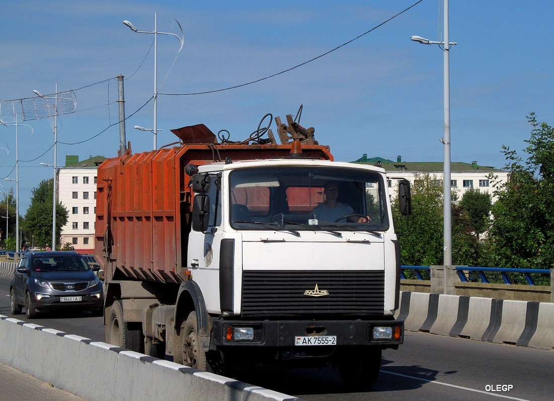 Витебская область, № АК 7555-2 — МАЗ-5337 (общая модель)