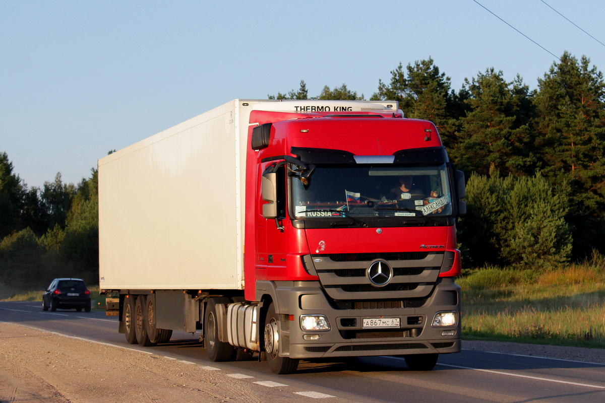 Смоленская область, № А 867 МС 67 — Mercedes-Benz Actros ('2009) 1844