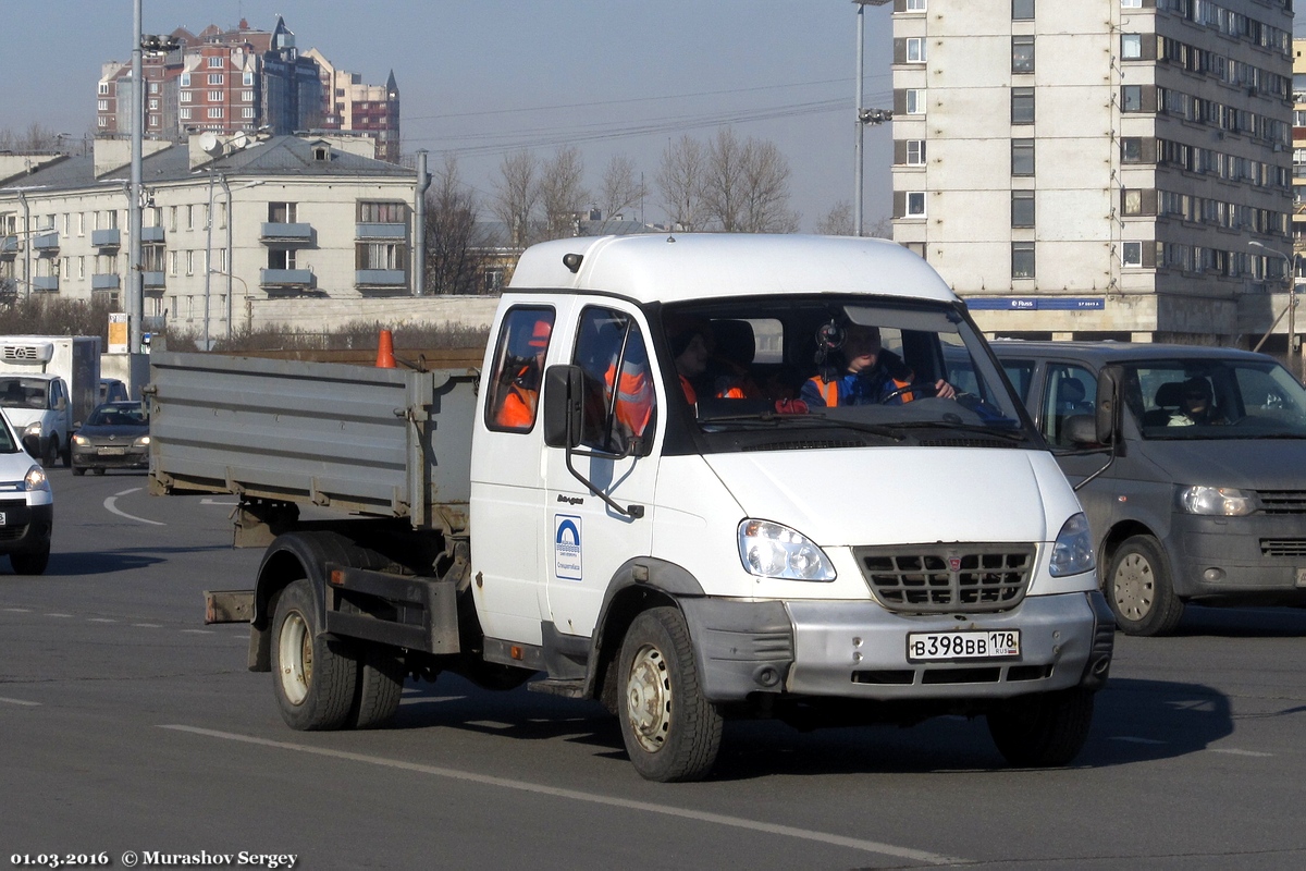 Санкт-Петербург, № В 398 ВВ 178 — ГАЗ-331043 "Валдай"