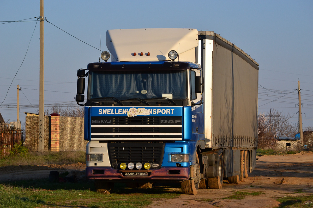 Волгоградская область, № А 018 ХН 34 — DAF 95XF FT