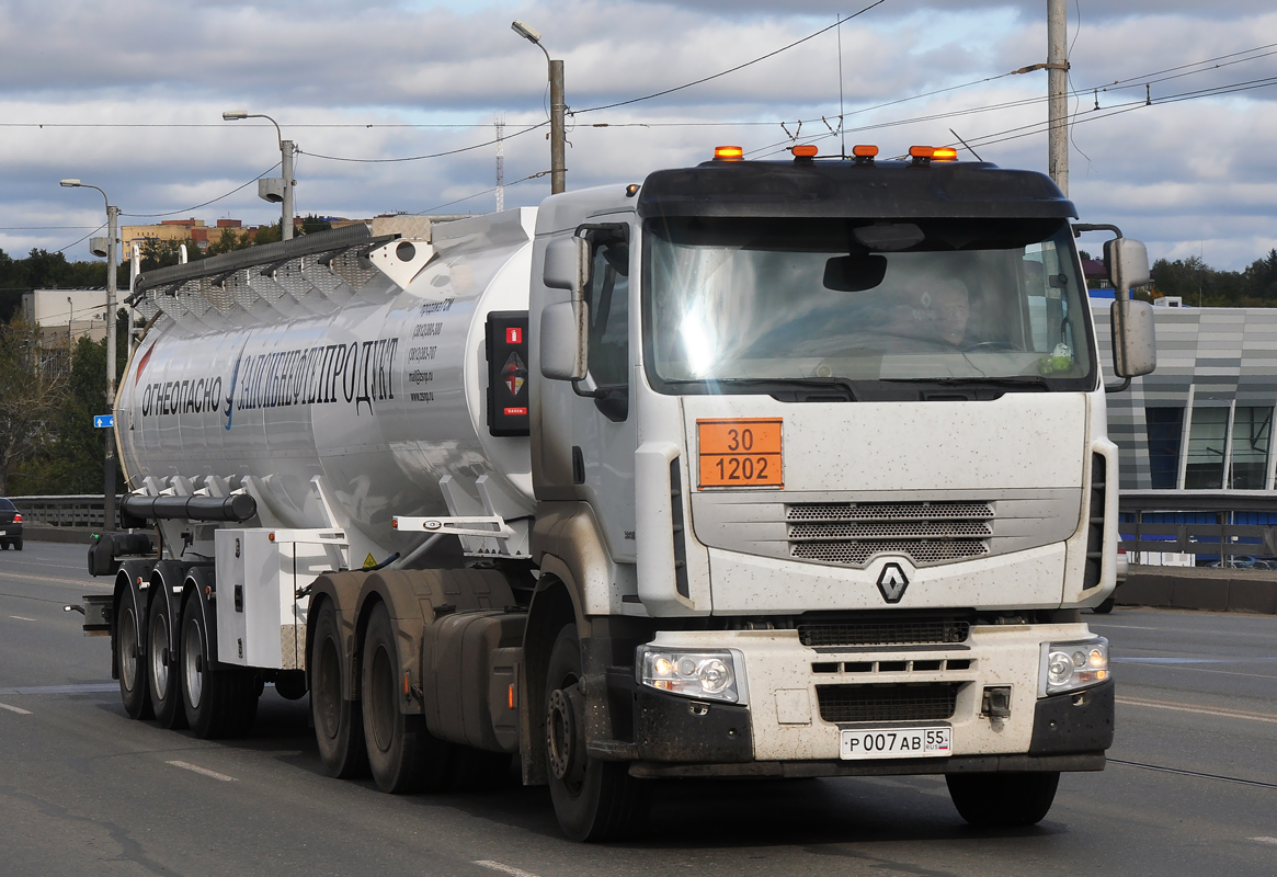 Омская область, № Р 007 АВ 55 — Renault Premium Lander [X9P]