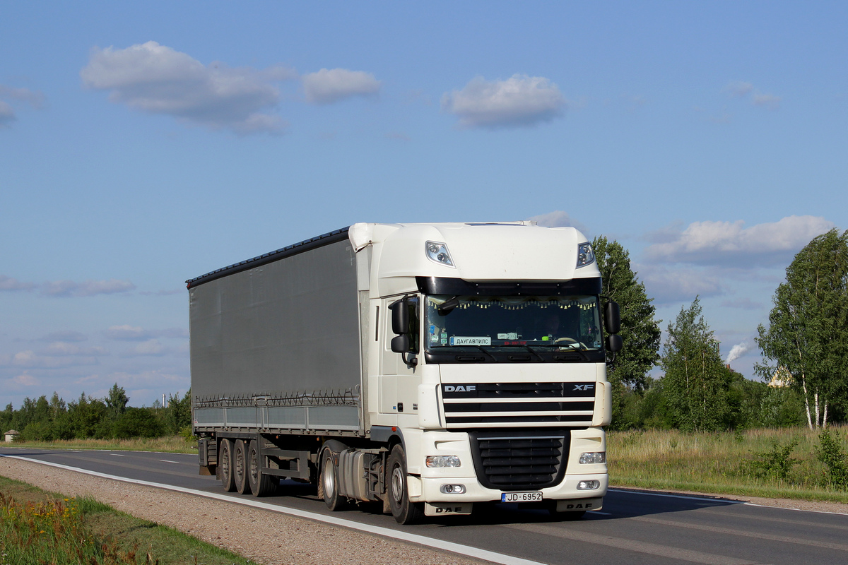 Латвия, № JD-6952 — DAF XF105 FT