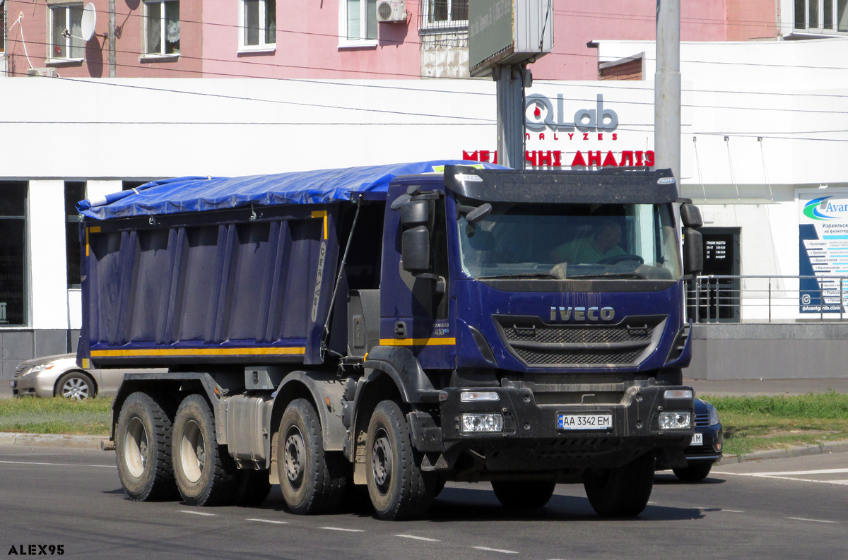 Киев, № АА 3342 ЕМ — IVECO EuroTrakker