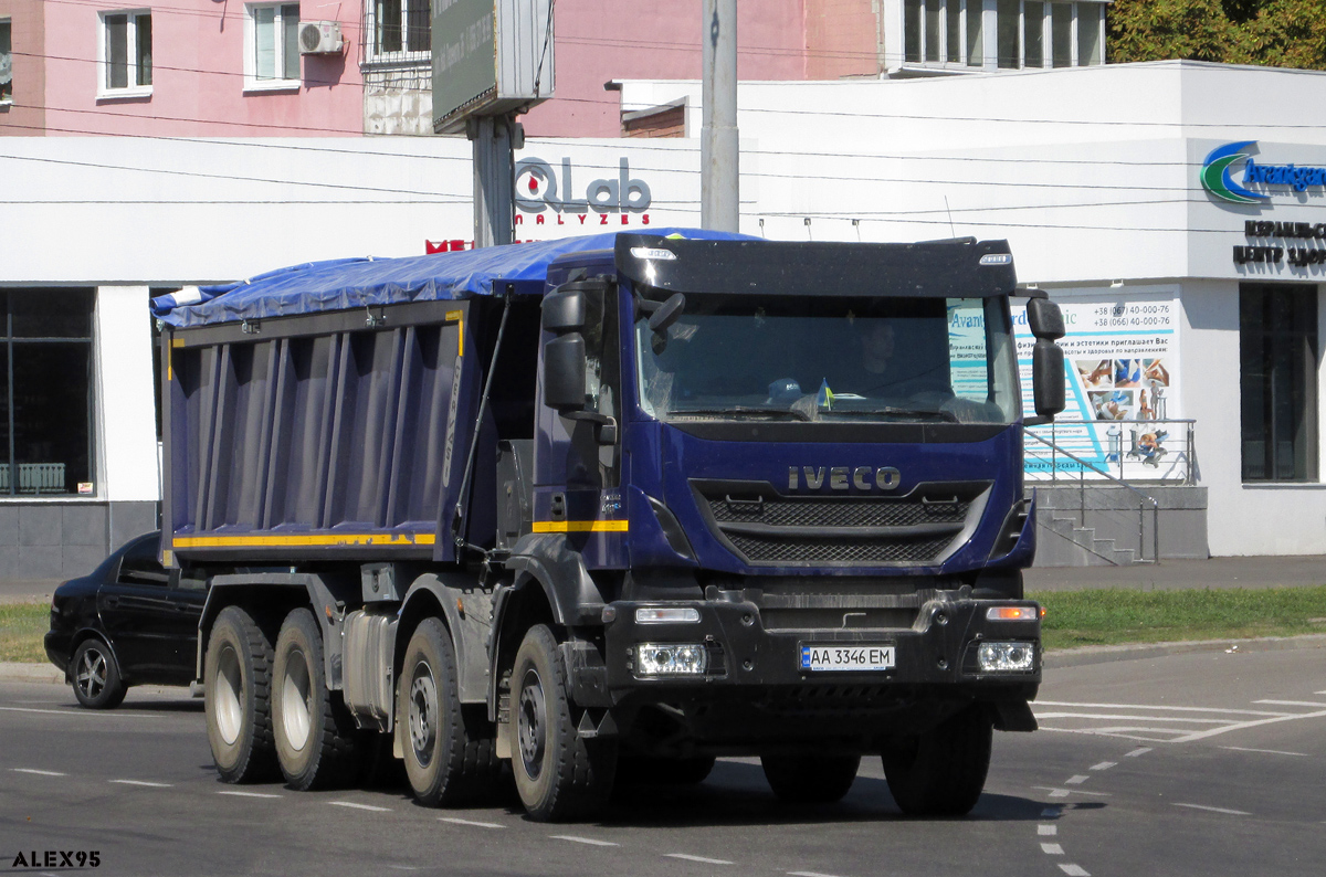 Киев, № АА 3346 ЕМ — IVECO EuroTrakker