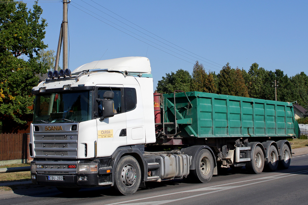 Литва, № CBU 260 — Scania ('1996) R124L