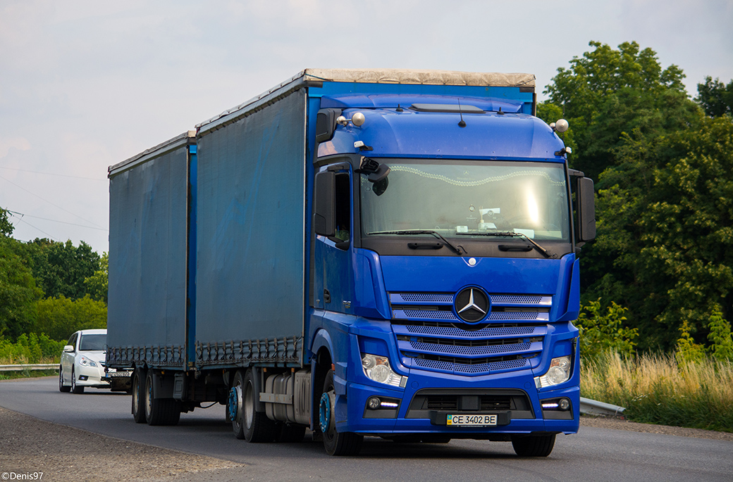 Черновицкая область, № СЕ 3402 ВЕ — Mercedes-Benz Actros ('2011)