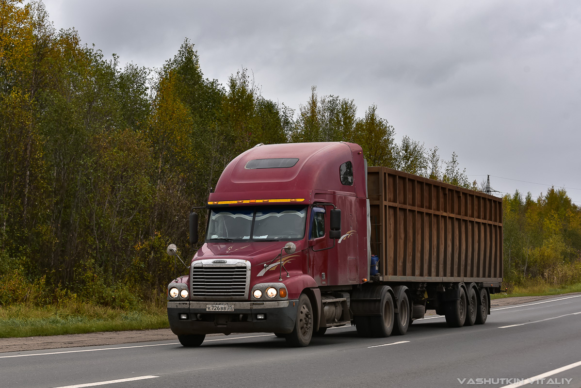 Вологодская область, № К 726 ВВ 35 — Freightliner Century Class