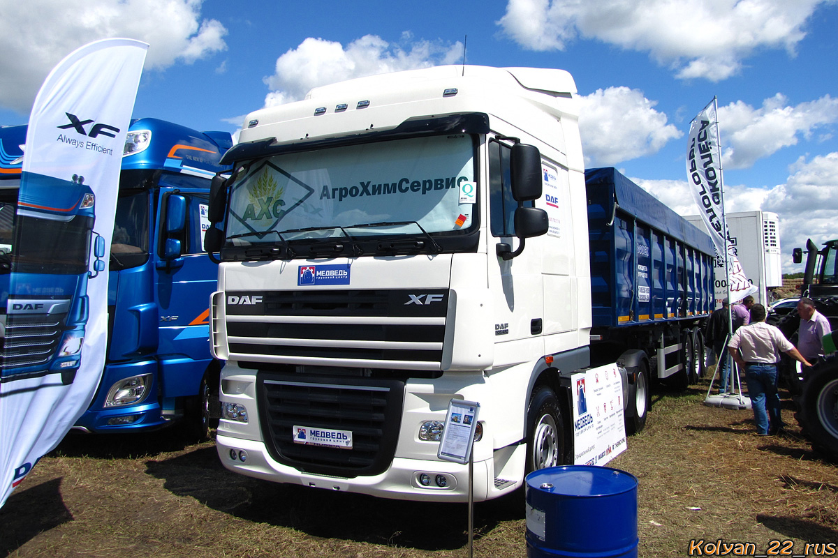 Алтайский край, № У 588 ХС 22 — DAF XF105 FT; Алтайский край — Новые автомобили; Алтайский край — Выставка "День Сибирского Поля 2019"