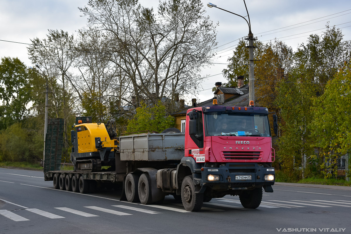 Архангельская область, № К 740 ММ 29 — IVECO-AMT Trakker ('2004)