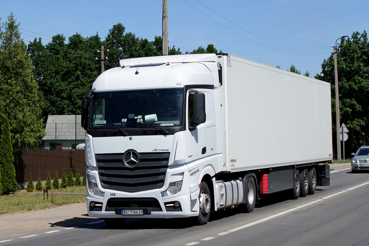 Сербия, № BG 1164-ZU — Mercedes-Benz Actros ('2011)