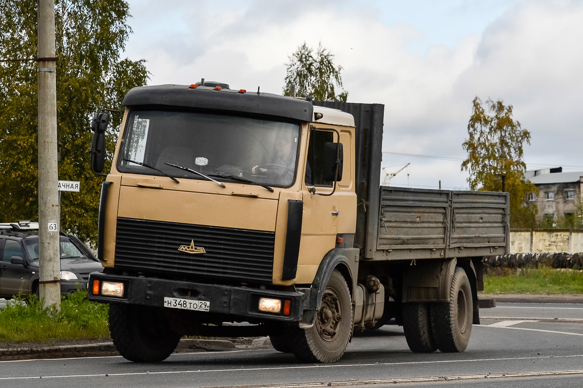 Архангельская область, № Н 348 ТО 29 — МАЗ-53366