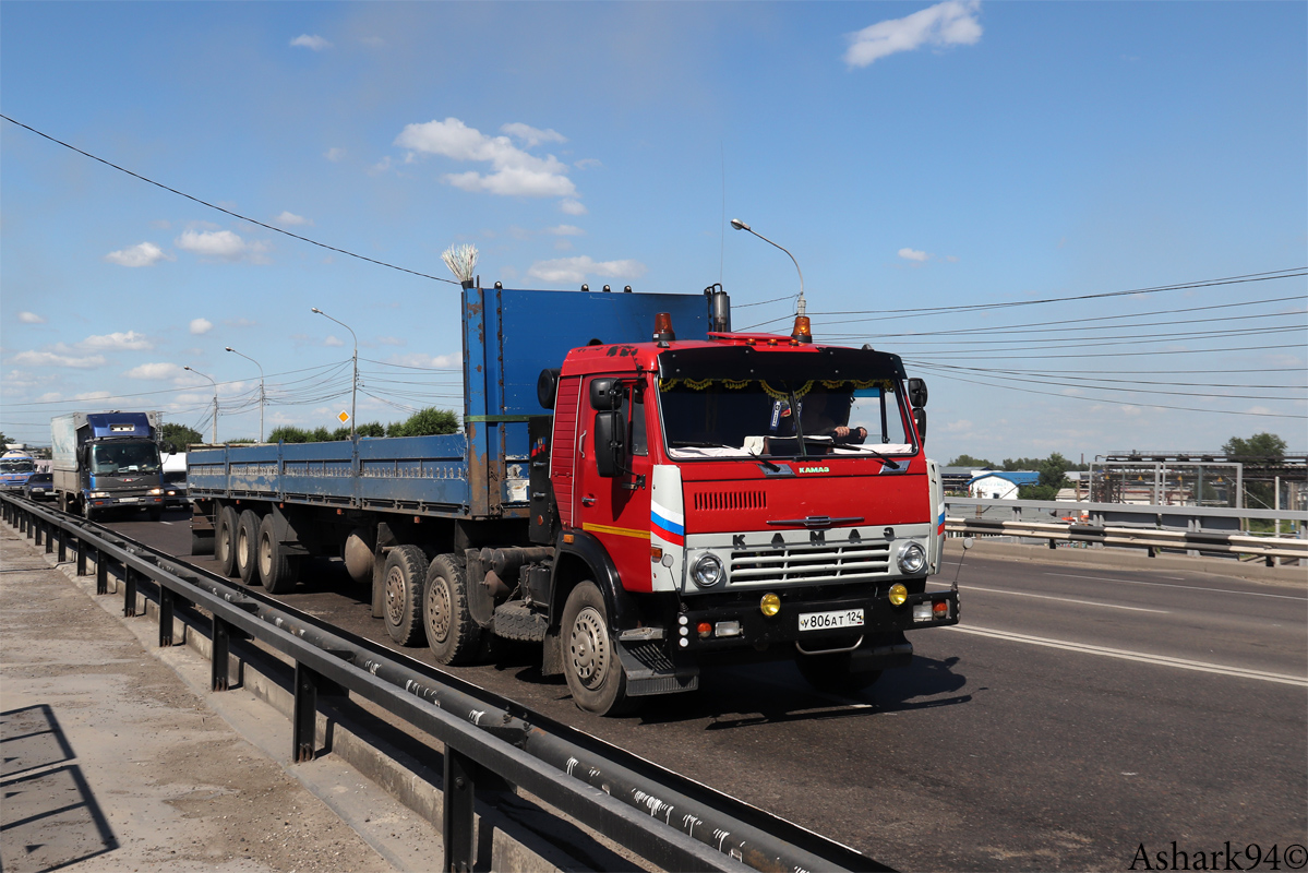 Красноярский край, № У 806 АТ 124 — КамАЗ-5410