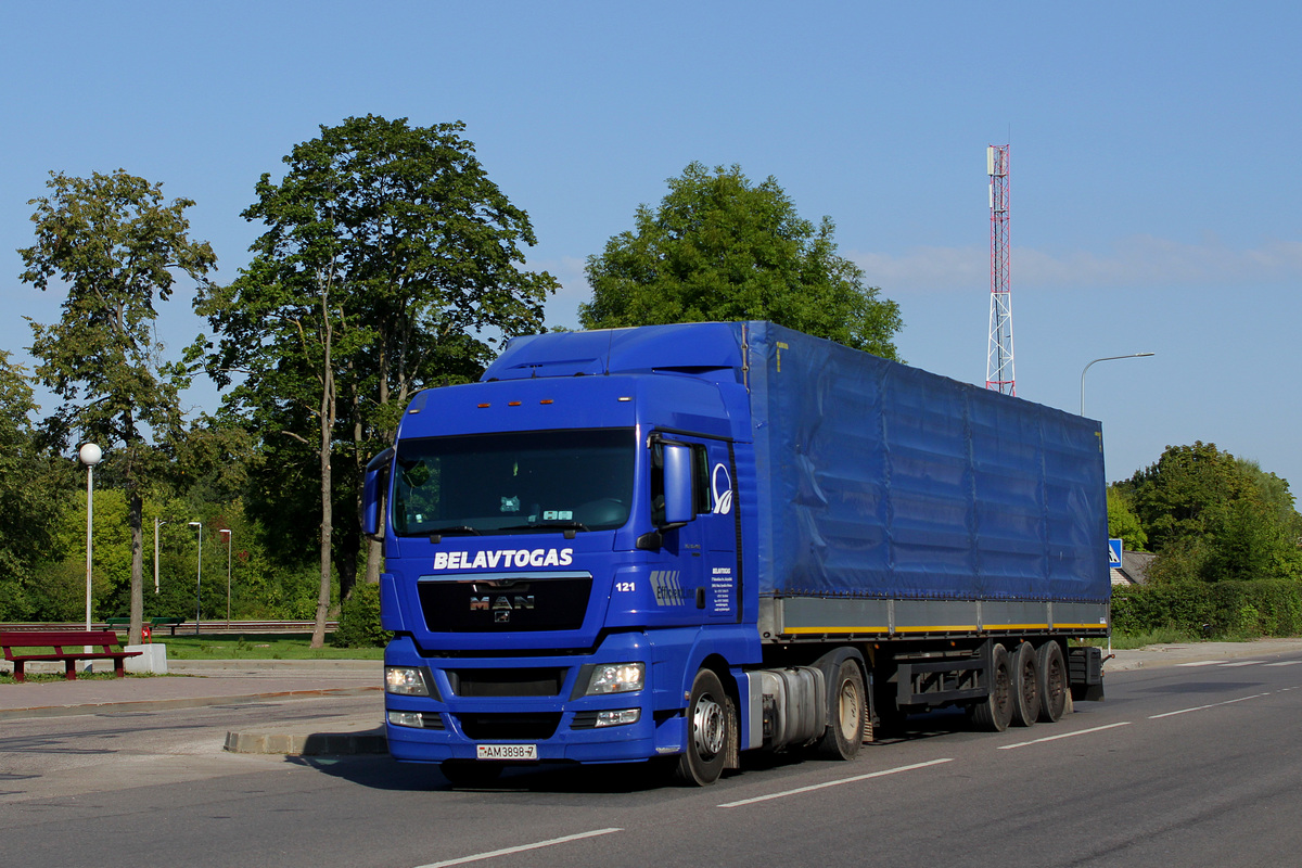 Минск, № 121 — MAN TGX ('2007) (общая модель)