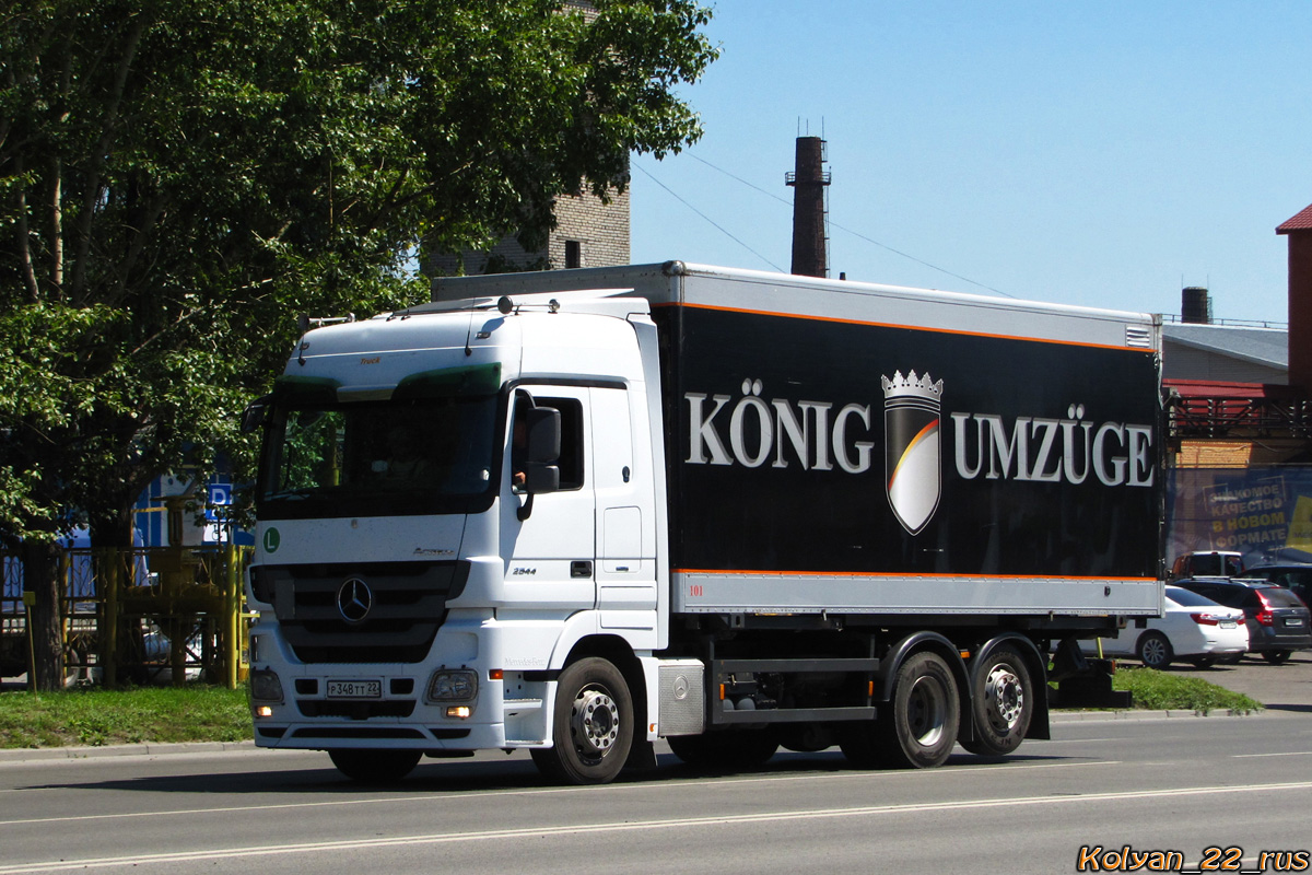 Алтайский край, № Р 348 ТТ 22 — Mercedes-Benz Actros ('2009) 2544