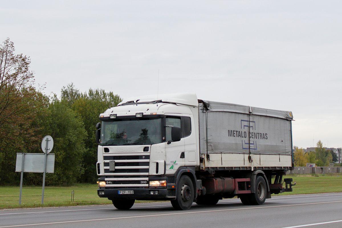 Литва, № FZF 153 — Scania ('1996, общая модель)