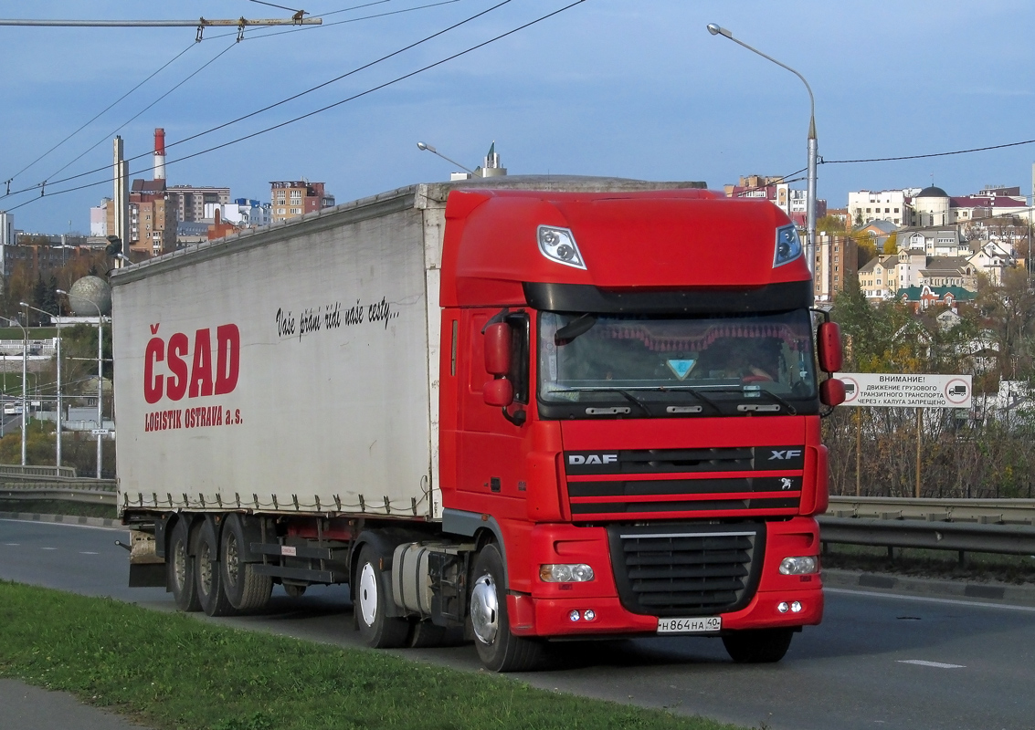 Калужская область, № Н 864 НА 40 — DAF XF105 FT