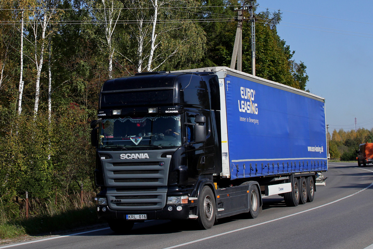 Литва, № KRL 016 — Scania ('2004) R480