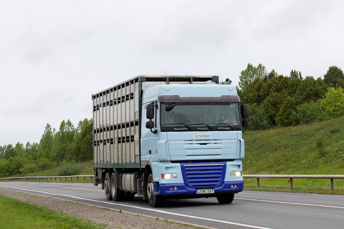 Литва, № JSM 597 — DAF XF105 FAR