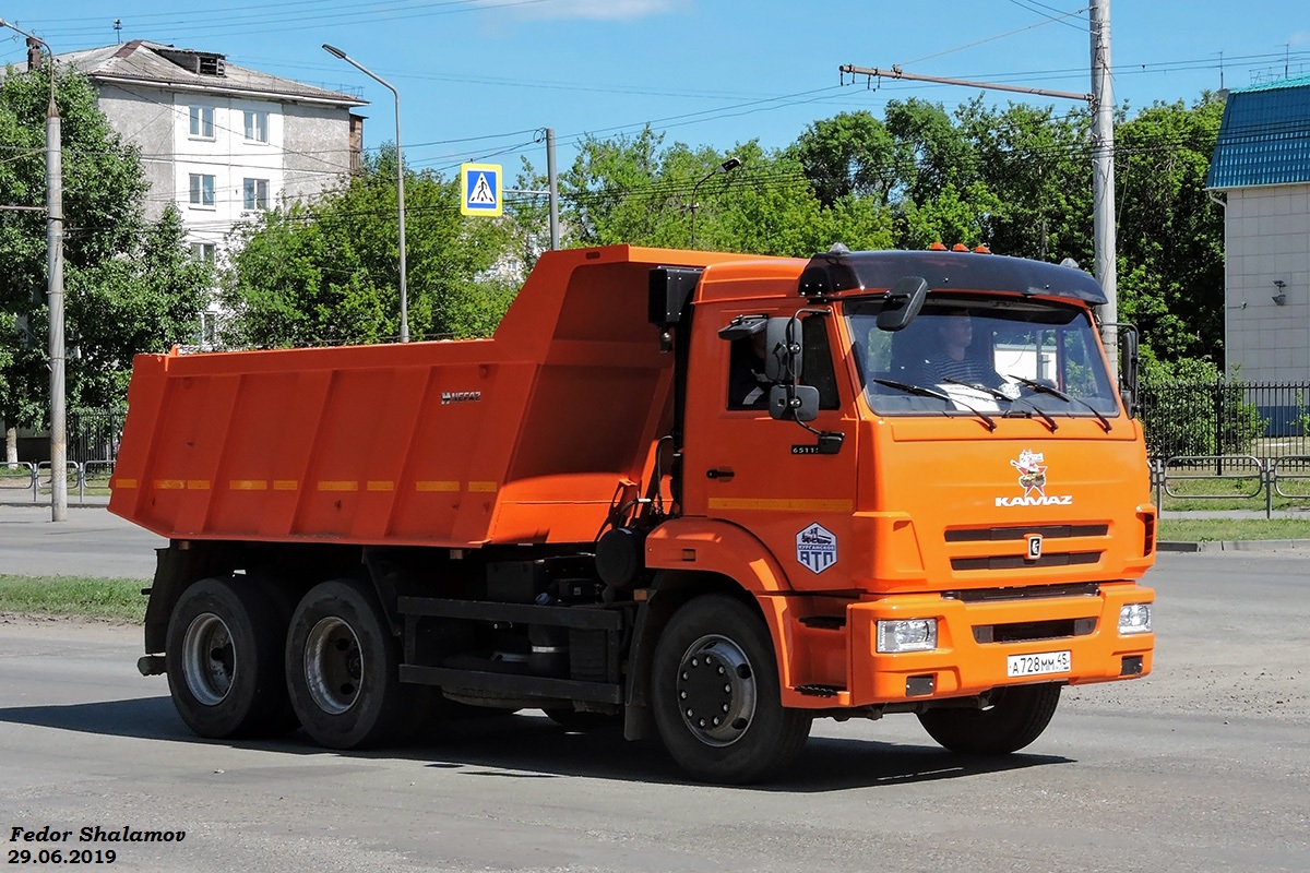 Курганская область, № А 728 ММ 45 — КамАЗ-65115-A5