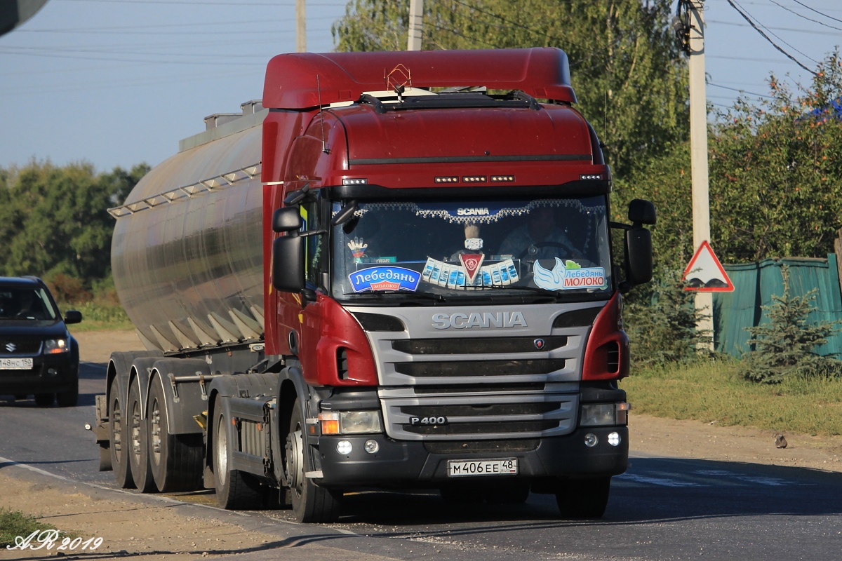 Липецкая область, № М 406 ЕЕ 48 — Scania ('2011) P400