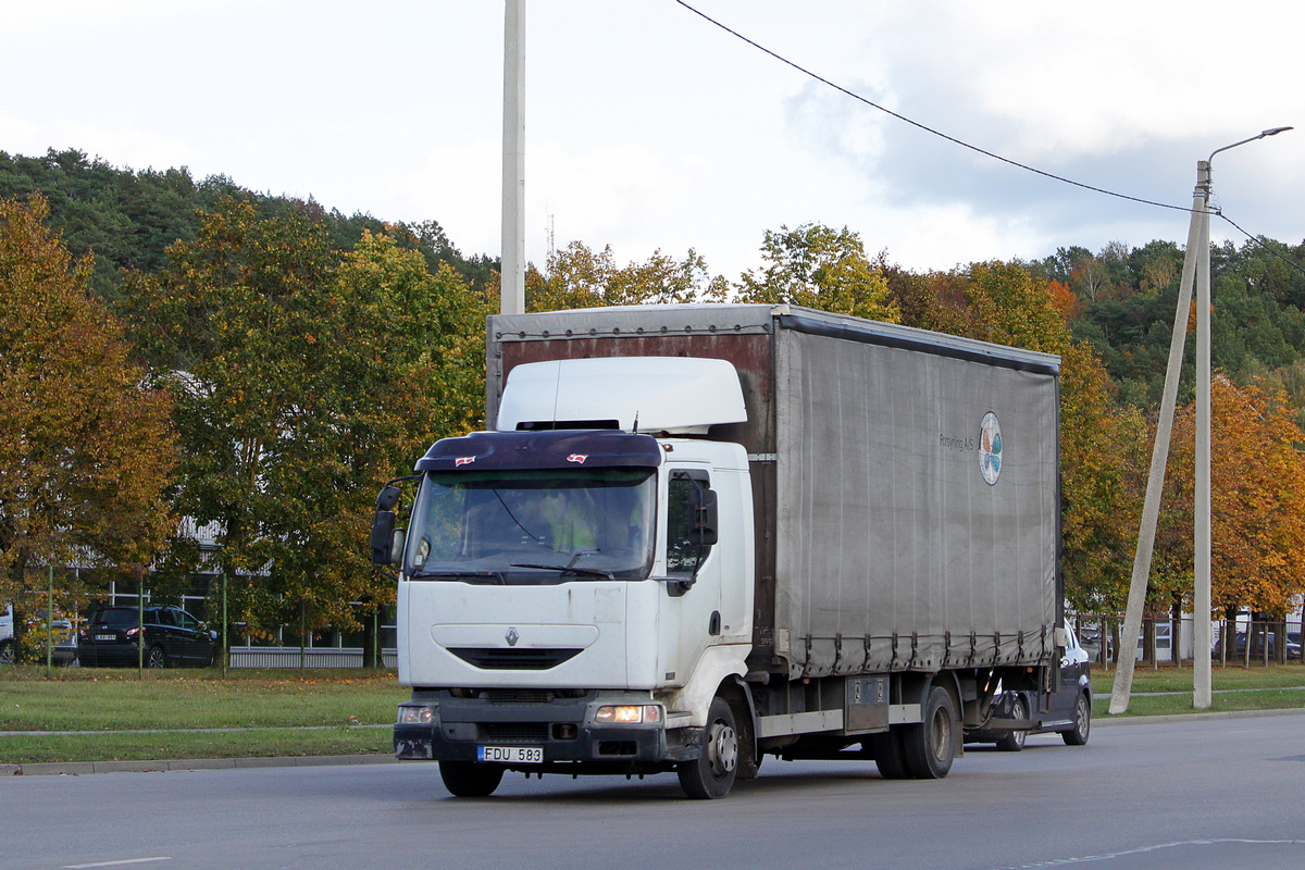 Литва, № FDU 583 — Renault Midlum