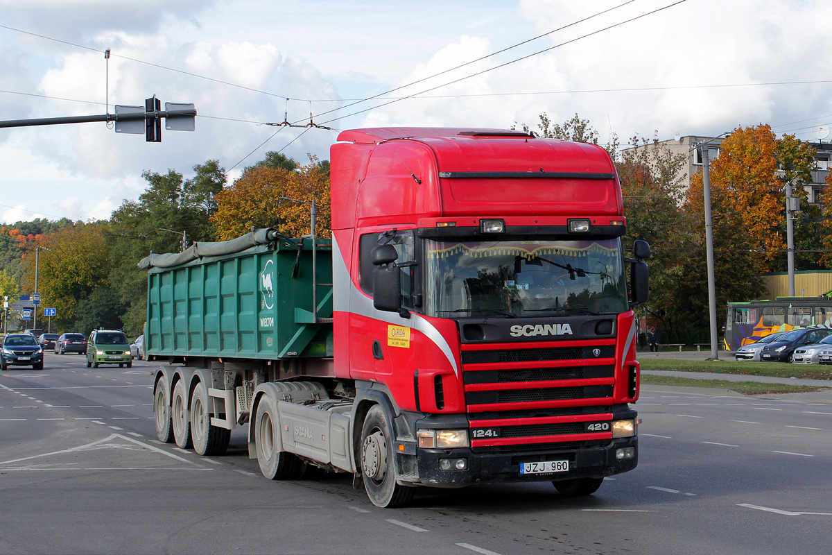 Литва, № JZJ 960 — Scania ('1996) R124L