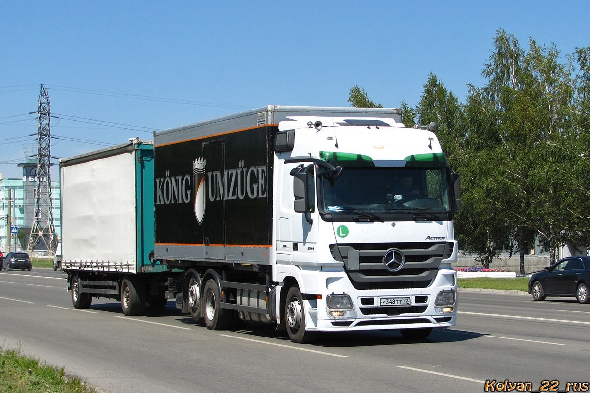 Алтайский край, № Р 348 ТТ 22 — Mercedes-Benz Actros ('2009) 2544