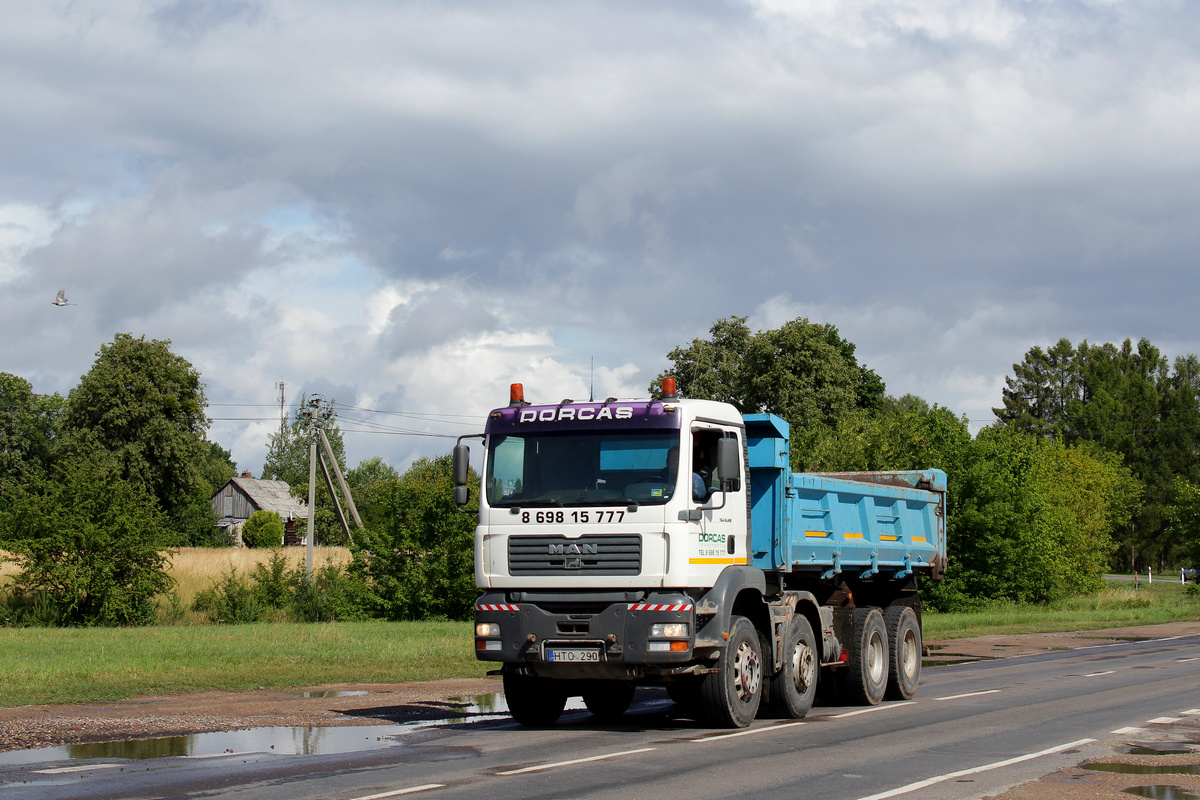 Литва, № HTO 290 — MAN TGA 41.410