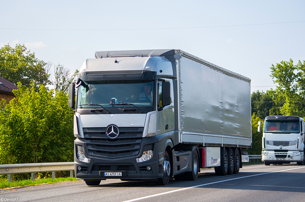 Киевская область, № АІ 6757 ІА — Mercedes-Benz Actros ('2011) 1845