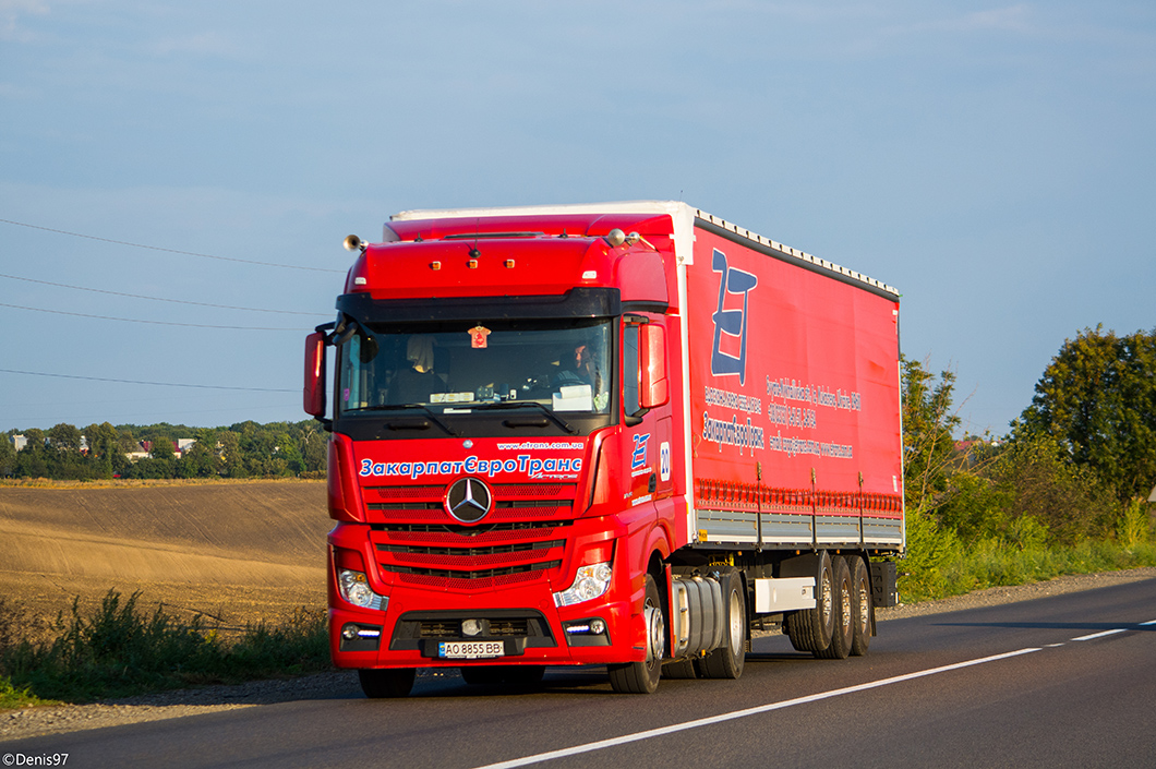 Закарпатская область, № 20 — Mercedes-Benz Actros ('2011) 1845