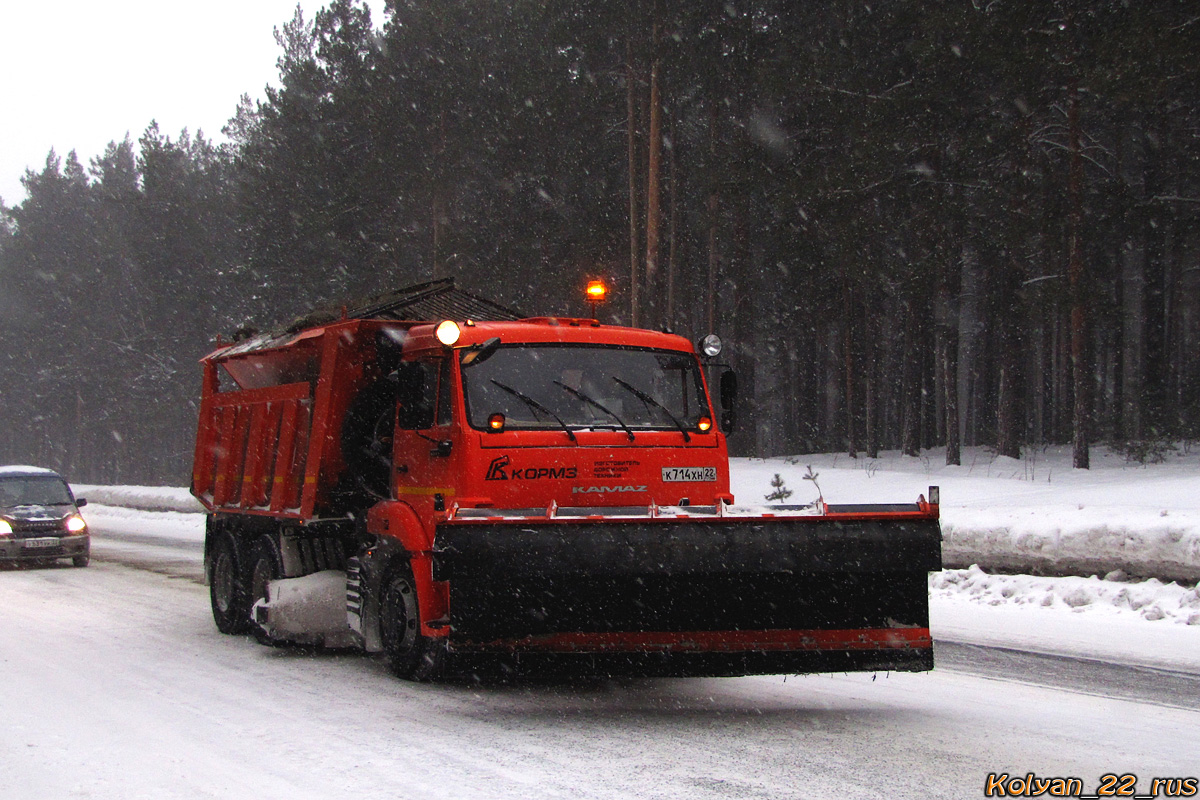 Алтайский край, № К 714 ХН 22 — КамАЗ-65115-L4