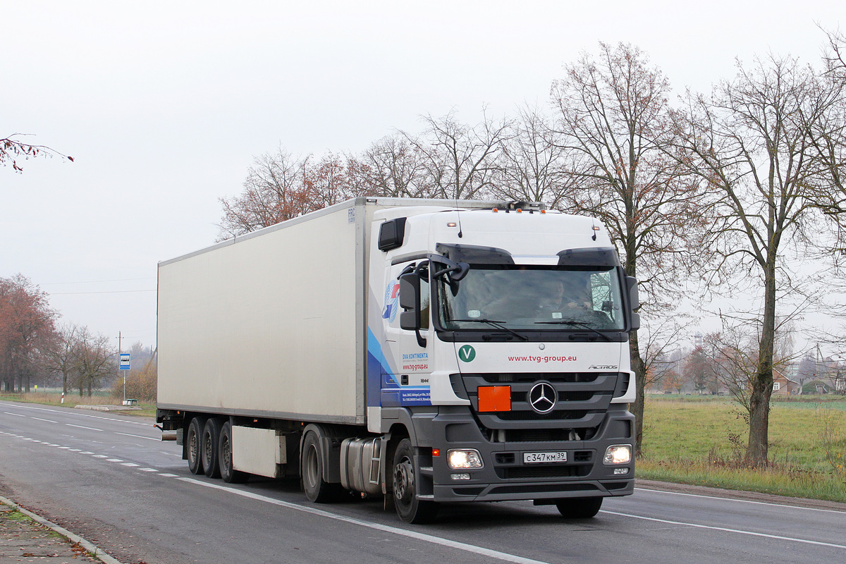 Калининградская область, № С 347 КМ 39 — Mercedes-Benz Actros ('2009) 1844