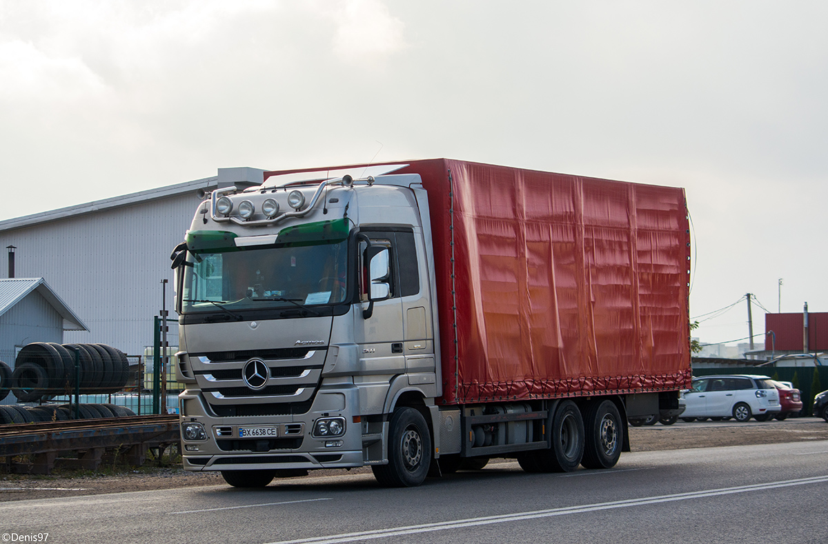 Хмельницкая область, № ВХ 6638 СЕ — Mercedes-Benz Actros ('2003) 2544