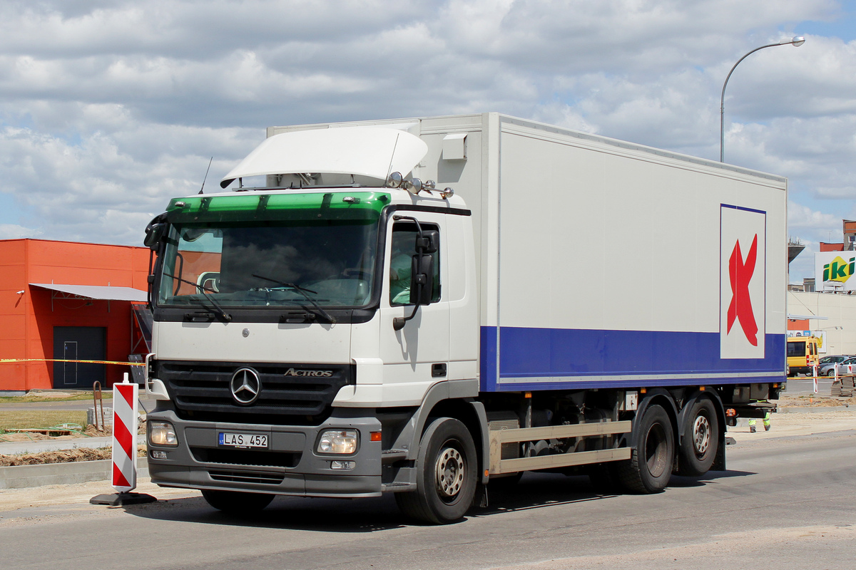 Литва, № LAS 452 — Mercedes-Benz Actros ('2003) 2536