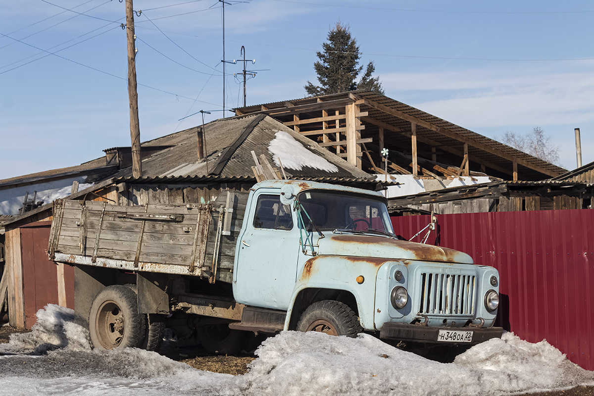 Алтайский край, № Н 348 ОА 22 — ГАЗ-52-04