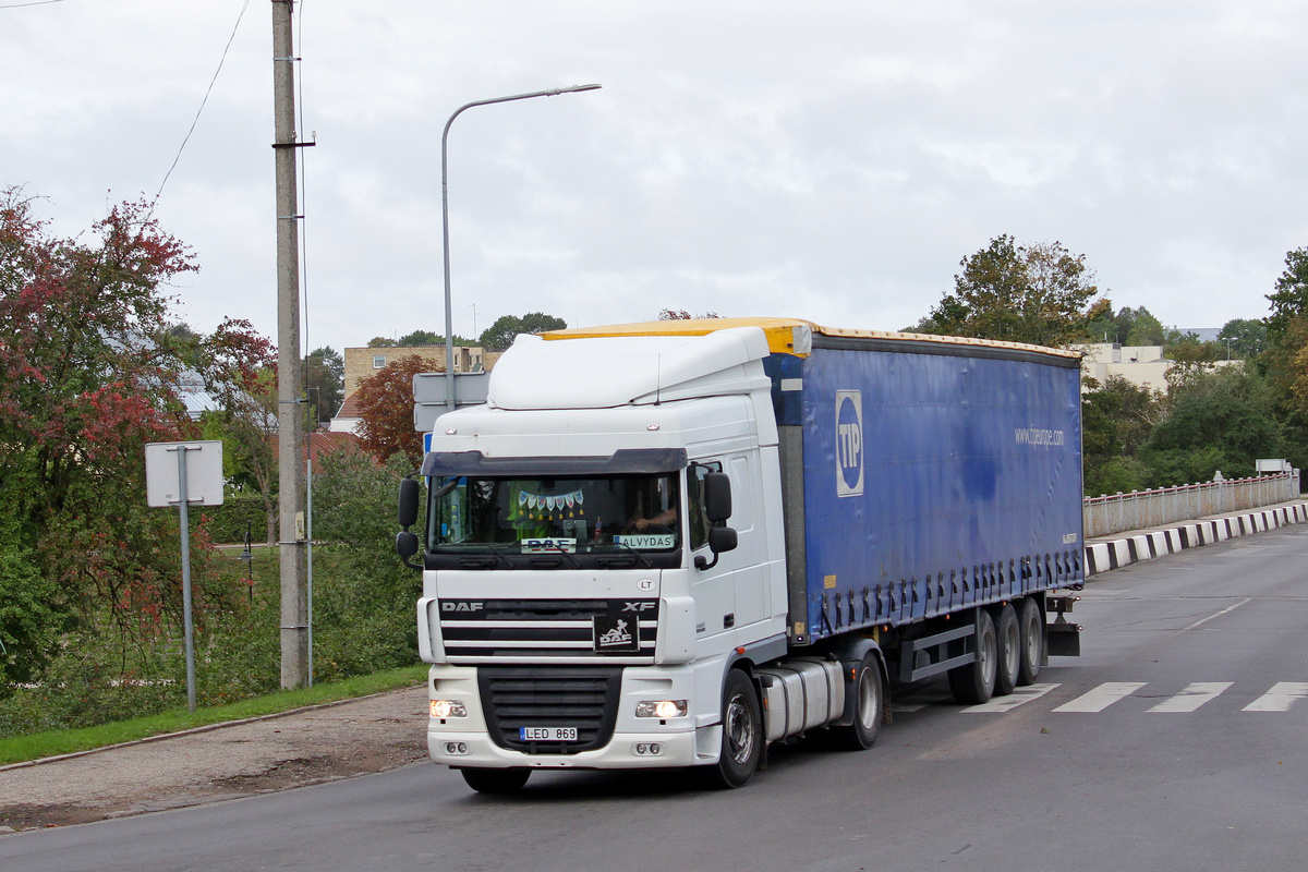 Литва, № LED 869 — DAF XF105 FT