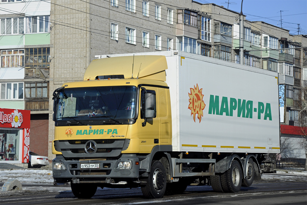 Алтайский край, № О 953 ТР 22 — Mercedes-Benz Actros ('2009) 2541