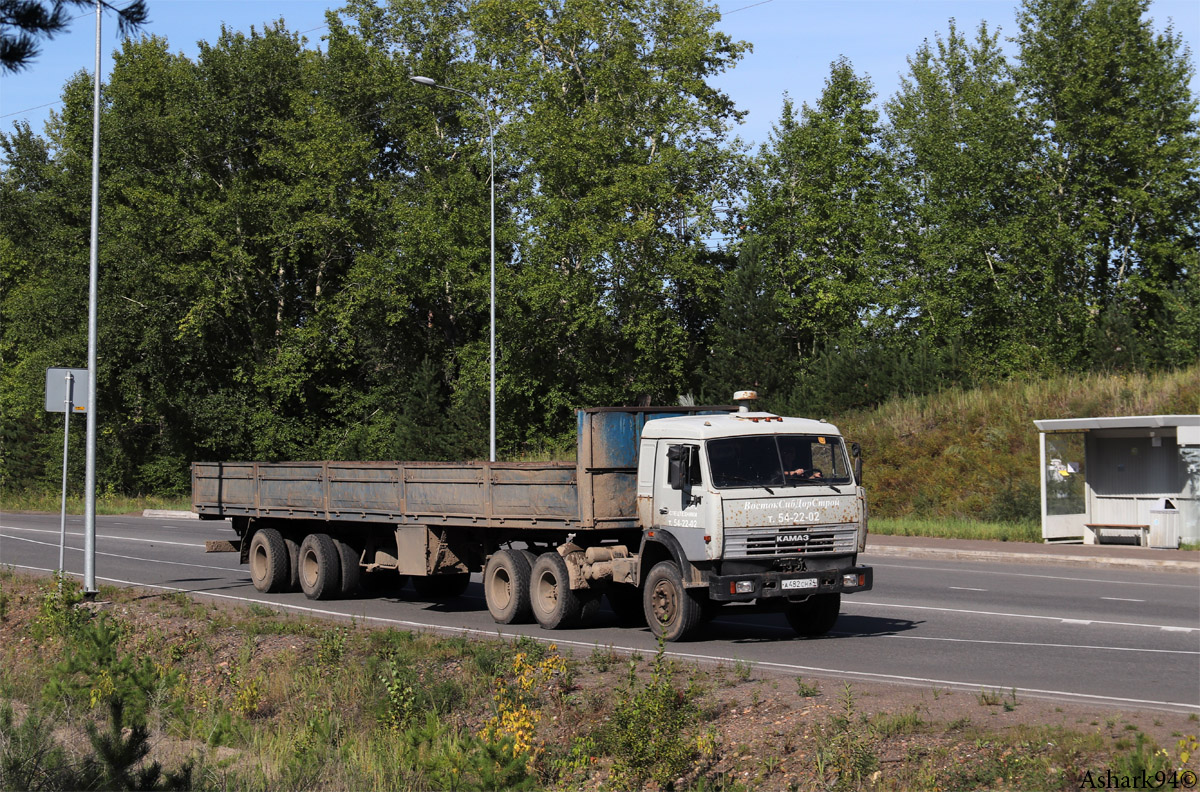 Красноярский край, № А 482 СН 24 — КамАЗ-54115-15 [54115R]