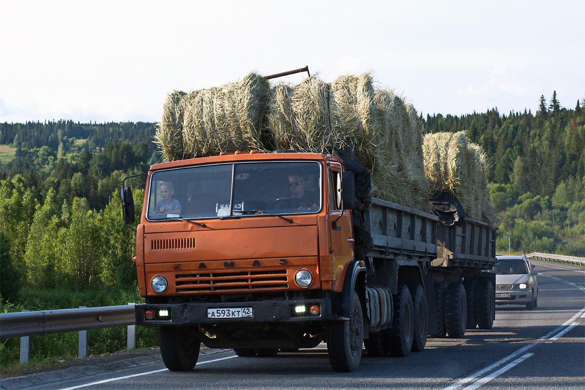 Кемеровская область, № А 593 КТ 42 — КамАЗ-5320