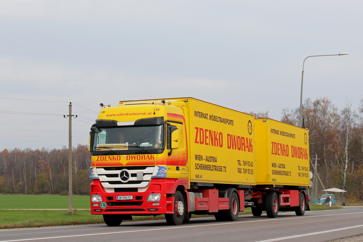 Австрия, № W 992 GT — Mercedes-Benz Actros ('2009) 1841