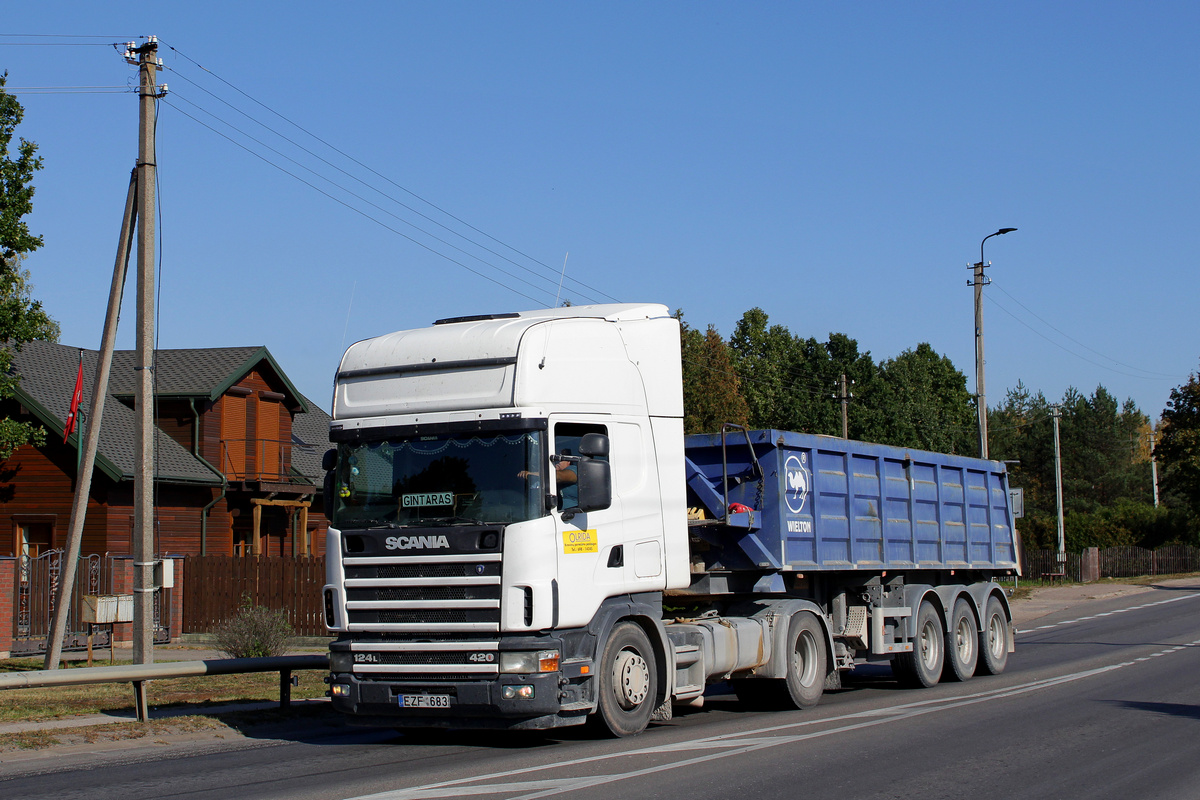 Литва, № EZF 683 — Scania ('1996) R124L